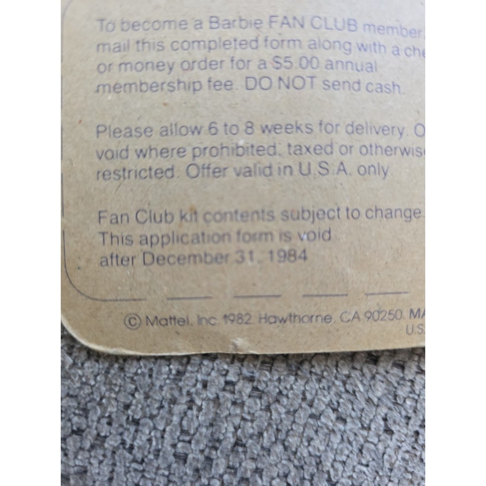 Barbie Fashion Fun City Shopping 1982 NRFP #5716‎ - Picture 5 of 5